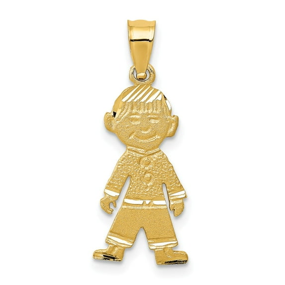 FB Jewels 14K Yellow Gold Boy Charm