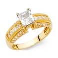 thumbnail image 1 of FB Jewels 14K Yellow Gold Cubic Zirconia CZ Engagement Ring Size 7, 1 of 1