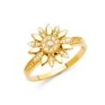 thumbnail image 1 of FB Jewels 14K Yellow Gold Cubic Zirconia CZ Fashion Anniversary Ring Size 11, 1 of 1