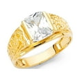thumbnail image 1 of FB Jewels 14K Yellow Gold Cubic Zirconia CZ Fashion Anniversary Ring Size 5.5, 1 of 1