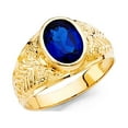 thumbnail image 1 of FB Jewels 14K Yellow Gold Cubic Zirconia CZ Fashion Anniversary Ring Size 6, 1 of 1