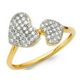thumbnail image 1 of FB Jewels 14K Yellow Gold Cubic Zirconia CZ Fashion Anniversary Ring Size 9, 1 of 1