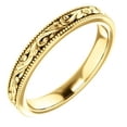 thumbnail image 1 of FB Jewels 14K Yellow Gold Design-Engraved Wedding Band Size 8, 1 of 3