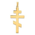 thumbnail image 1 of FB Jewels 14K Yellow Gold Eastern Orthodox Cross Pendant, 1 of 4