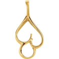 thumbnail image 1 of FB Jewels 14K Yellow Gold Freeform Pendant, 1 of 1