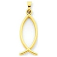 thumbnail image 1 of FB Jewels 14K Yellow Gold Ichthus Fish Charm, 1 of 4
