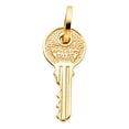 thumbnail image 1 of FB Jewels 14K Yellow Gold Key Pendant 20mm X 9mm, 1 of 1