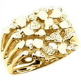 thumbnail image 1 of FB Jewels 14K Yellow Gold Men's Nugget Ring, 1 of 3