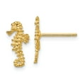 thumbnail image 1 of FB Jewels 14K Yellow Gold Mini Seahorse Post Earrings, 1 of 3