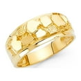 thumbnail image 1 of FB Jewels 14K Yellow Gold Nugget Fashion Anniversary Ring Size 12, 1 of 1