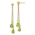 thumbnail image 1 of FB Jewels 14K Yellow Gold Peridot Dangle Earrings, 1 of 3
