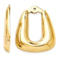 thumbnail image 1 of FB Jewels 14K Yellow Gold Polished Hoop Earring Jackets, 1 of 3