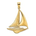 thumbnail image 1 of FB Jewels 14K Yellow Gold Sailboat High Polish Pendant, 1 of 1