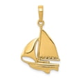 thumbnail image 1 of FB Jewels 14K Yellow Gold Sailboat Pendant, 1 of 3
