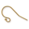 thumbnail image 1 of FB Jewels 14K Yellow Goldy Ball End Wire Shepherd Hook Component, 1 of 1
