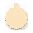 thumbnail image 1 of FB Jewels 14K Yellow Goldy Round Scalloped Shape w/Eyelet Stamping, 1 of 1