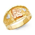thumbnail image 1 of FB Jewels 14K Yellow White and Rose Three Color Gold Fashion Anniversary Ring Size 5.5, 1 of 1