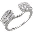 thumbnail image 1 of FB Jewels 14k White Gold 1/3 CTW Diamond Enhancer Size 7, 1 of 2