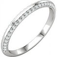 thumbnail image 1 of FB Jewels 14k White Gold 1/5 CTW Diamond Wedding Ring Band Size 7, 1 of 3