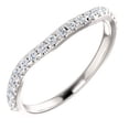 thumbnail image 1 of FB Jewels 14k White Gold 1.5 mm Polished 1/3 CTW Diamond Matching Wedding Ring Band Size 7, 1 of 3
