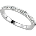 thumbnail image 1 of FB Jewels 14k White Gold 1/8 CTW Diamond Wedding Ring Band Size 7, 1 of 1