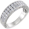 thumbnail image 1 of FB Jewels 14k White Gold 3/4 CTW Diamond Anniversary Wedding Ring Band Size 7, 1 of 2