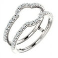 thumbnail image 1 of FB Jewels 14k White Gold 3/8 CTW Diamond Ring Guard to Fit 1 1/4 CT to 3 CT Center Stone, 1 of 3