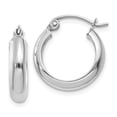 thumbnail image 1 of FB Jewels 14k White Gold Hoop Earrings, 1 of 4