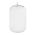 thumbnail image 1 of FB Jewels 14k White Gold Plain .027 Gauge Engraveable Dog Tag Disc Charm, 1 of 3