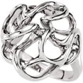 thumbnail image 1 of FB Jewels 14k White Gold Polished Metal Fashion Ring Size 6, 1 of 2