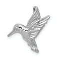 thumbnail image 1 of FB Jewels 14k White Gold Polished Open-Backed Hummingbird Chain Slide, 1 of 4