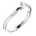 thumbnail image 1 of FB Jewels 14k White Gold Round 05.20 mm Polished Wedding Ring Band Mounting Size 7, 1 of 3