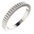thumbnail image 1 of FB Jewels 14k White Gold Wedding Band Size 7, 1 of 3