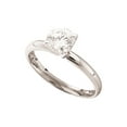 thumbnail image 1 of FB Jewels 14kt White Gold Womens Round Diamond Solitaire Bridal Wedding Engagement Ring 1/2 Cttw Size 8.5, 1 of 1
