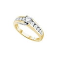 thumbnail image 1 of FB Jewels 14kt Yellow Gold Womens Round Diamond Solitaire Bridal Wedding Engagement Ring 1.00 Cttw, 1 of 1