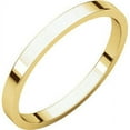 thumbnail image 1 of FB Jewels 18K Yellow Gold 2mm Flat Wedding Band, 1 of 3