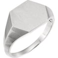 thumbnail image 1 of FB Jewels 925 Sterling Silver 14mm Signet Ring Size 11, 1 of 2
