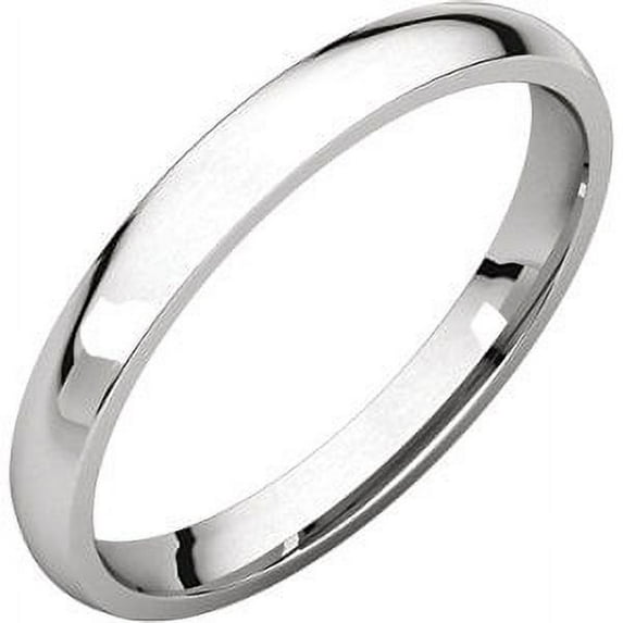 FB Jewels 925 Sterling Silver 2.5mm Light Comfort Fit Mens Wedding Ring Band