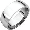 thumbnail image 1 of FB Jewels 925 Sterling Silver 7mm Light Comfort Fit Mens Wedding Ring Band, 1 of 3