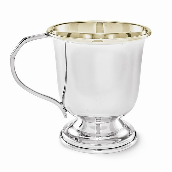 FB Jewels 925 Sterling Silver Gold Lined Baby Cup