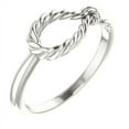 thumbnail image 1 of FB Jewels 925 Sterling Silver Rope Knot Ring, 1 of 3