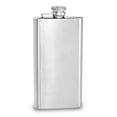 thumbnail image 1 of FB Jewels Brushed Stainless Steel 6oz Rectangle Flask, 1 of 1