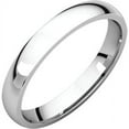 thumbnail image 1 of FB Jewels Continuum 925 Sterling Silver 3mm Light Comfort Fit Mens Wedding Ring Band, 1 of 3