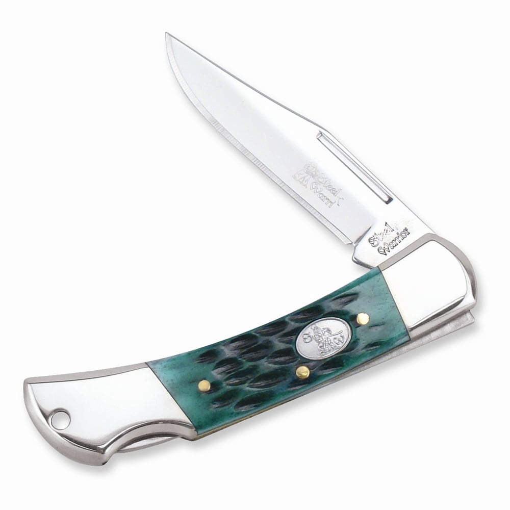 FB Jewels Little Warrior Lockback Jade Green Bone Knife