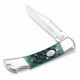 thumbnail image 1 of FB Jewels Little Warrior Lockback Jade Green Bone Knife, 1 of 1