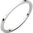 thumbnail image 1 of FB Jewels Platinum 1 mm Mens Wedding Flat Ring Band Size 7, 1 of 3