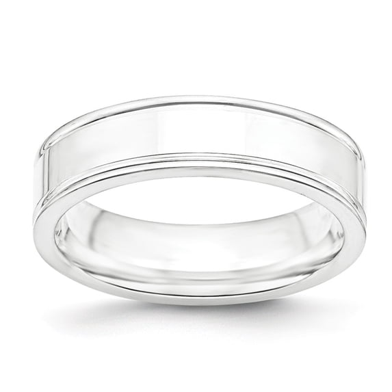 FB Jewels SS 6mm Polished Fancy Band Size 13