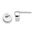 thumbnail image 1 of FB Jewels SS White Ice .02ct. Diamond Earrings, 1 of 4
