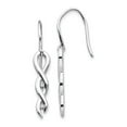 thumbnail image 1 of FB Jewels SS White Ice .04ct. Diamond Twist Earrings, 1 of 4