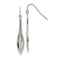 thumbnail image 1 of FB Jewels Stainless Steel Polished Dangle Shepherds Hook Earrings, 1 of 4
